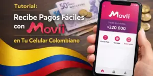 Colombiano segura smartphone com saldo Movii de $320,000