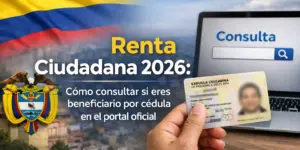 Consulta de benefícios cidadãos 2026 na Colômbia com Renta Ciudadana