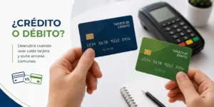 Cartões de crédito e débito, leitor de cartão ao fundo