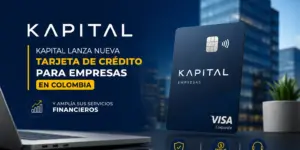 Cartão de crédito Kapital Empresas VISA para 2026 em ambiente urbano