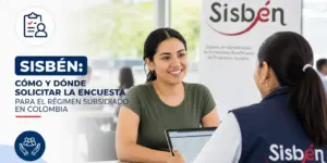 Duas mulheres discutindo o programa Sisbén em 2026