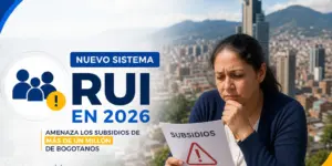 Mulher preocupada lendo documento sobre subsídios em 2026