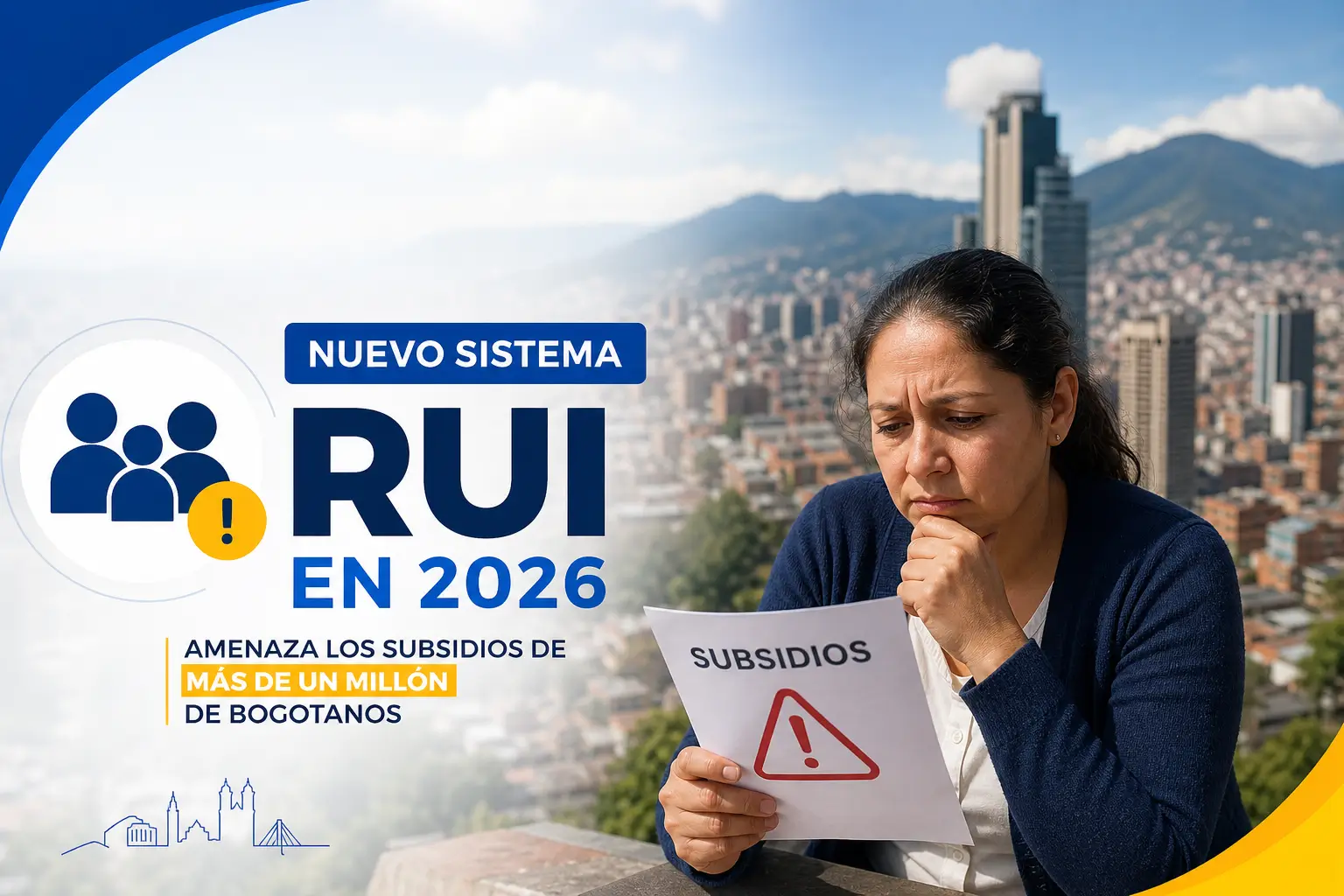 Mulher preocupada lendo documento sobre subsídios em 2026