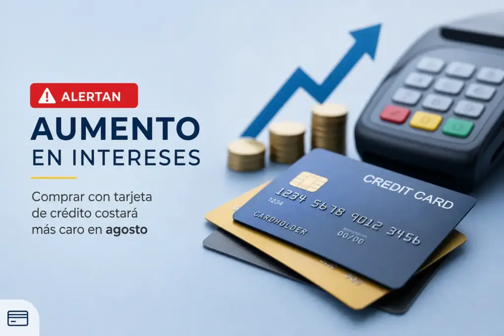 Alerta aumento em juros: cartões e moedas em fundo financeiro