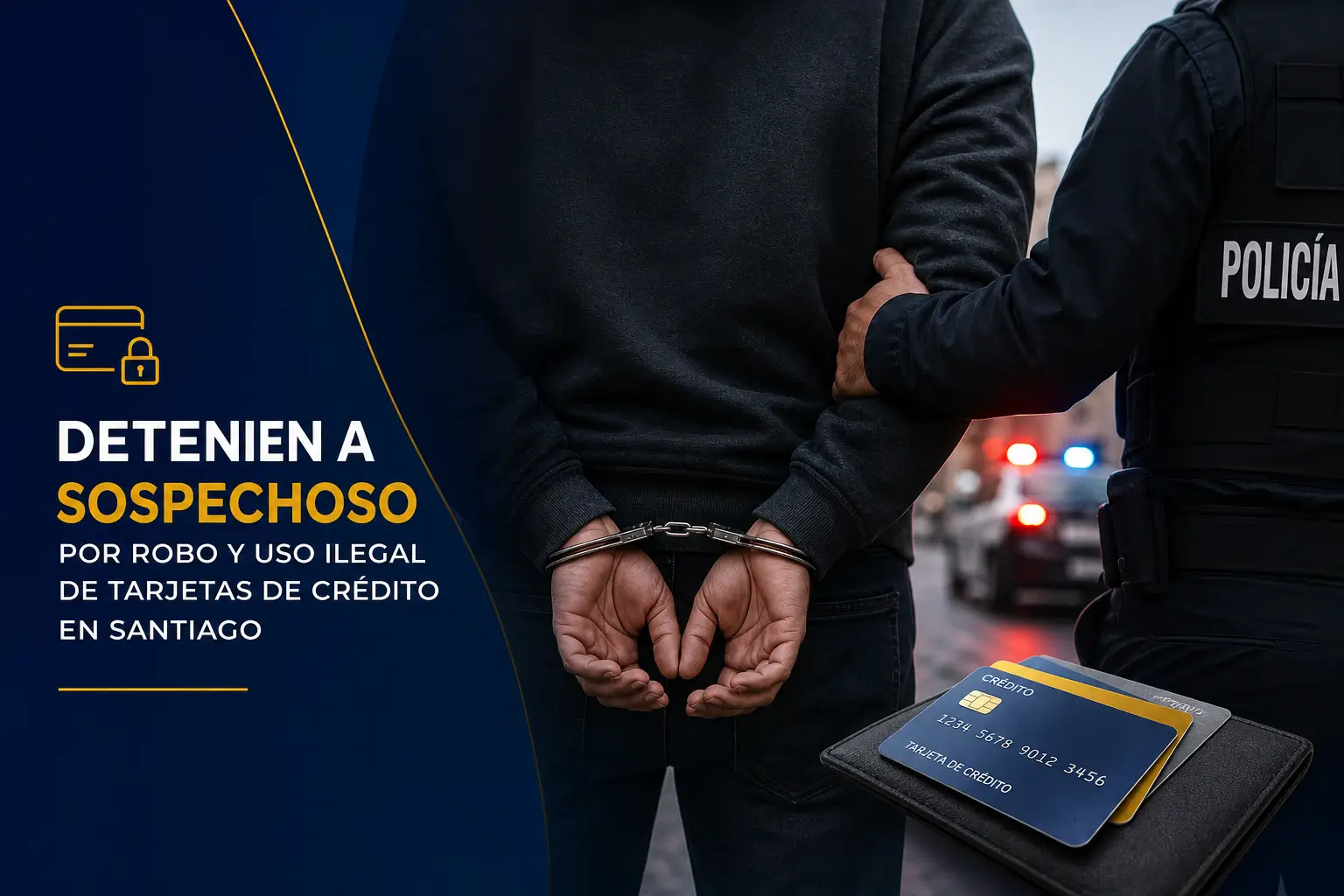 Policial prende suspeito com cartão de crédito em Santiago